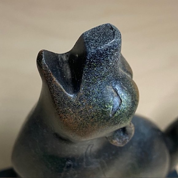 Southwestern/Native American Wolf Sculpture - Vintage - Picture 10 of 12